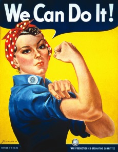 Rosie the Riveter e al movimento delle donne salariate che lavoravano durante la II Guerra Mondiale